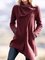 Asymmetrical Long Sleeve Cowl Neck Casual Outerwear