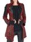 Plus size Long Sleeve Leather Outerwear