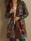 Autumn Casual Vintage Basic Printed Long Coat