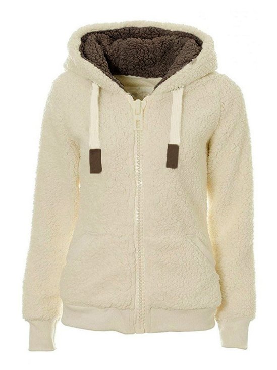 Hoodie Zipper Cotton Long Sleeve Teddy Bear Coats