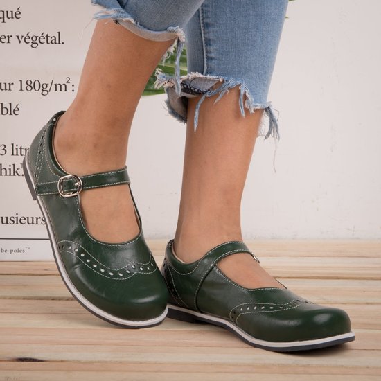 New Vintage Mary Jane Casual Flats