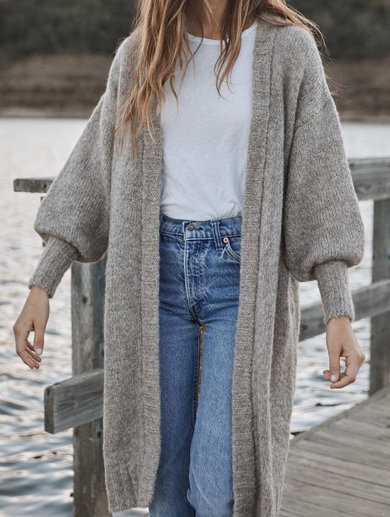 Solid Casual Long Sleeve Jacket Cardigan