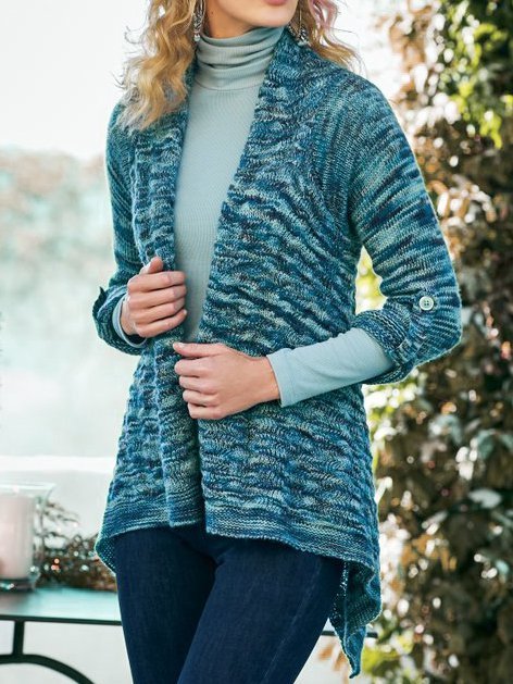 Vintage Wool/Knitting Sweater Coat