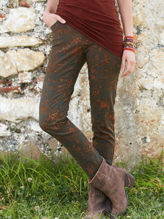 Green Ombre/tie-Dye Sheath Vintage Tc Trousers