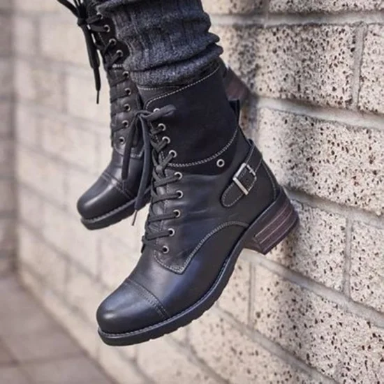 Winter Low Heel Boots