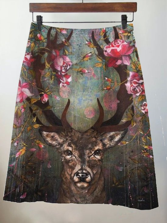 Animal Loose Skirt