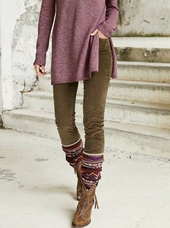 Plain Loose Casual Jeans