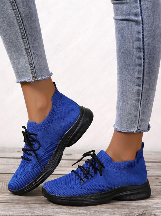 Comfortable Slip On Flyknit Sneakers