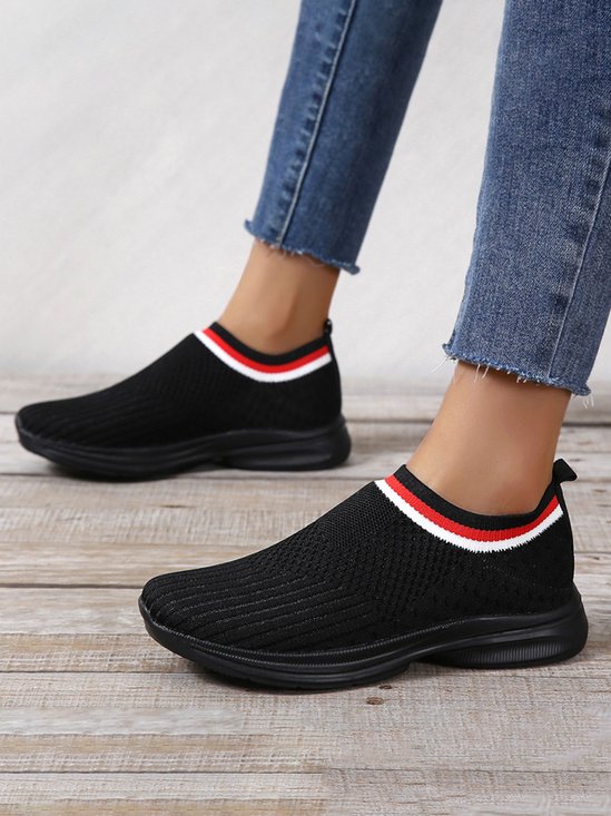 Plus Size Mesh Fabric Sneakers