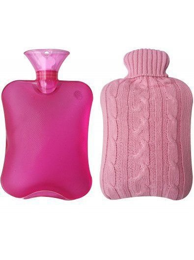Winter Home Large Capacity Water Injection Explosion-proof Water Bag Braided Twist Pattern Hand Warmer