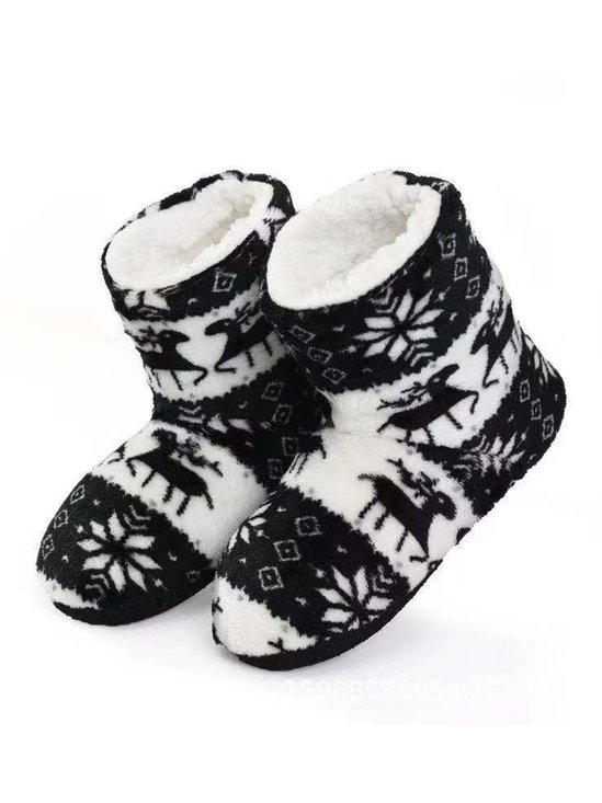 Women's Christmas Non-Slip Warm Home Booties