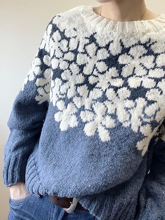 Floral Sweater