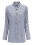 Striped Casual Loose Cotton Blouses