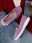 Round Toe Breathable Mesh Flat Heel Soft Sole Comfortable Lightweight Casual Sneakers