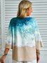 Sea Casual V Neck Loose Top