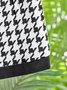Houndstooth Casual Fit Shorts