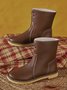 Pu Leather Boots