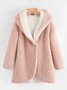 Hoodie Long Sleeve Patchwork Casual Coats