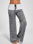 Linen Loose Solid Joggers