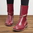 Women Distressed Ankle Boots Pointed Western Style Leather Boots
