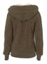 Hoodie Zipper Cotton Long Sleeve Teddy Bear Coats