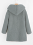 Hoodie Long Sleeve Patchwork Casual Coats