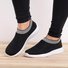 All Season Elastic Athletic Slip-On Sneakers Plus Sizes