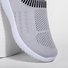 All Season Elastic Athletic Slip-On Sneakers Plus Sizes