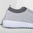 All Season Elastic Athletic Slip-On Sneakers Plus Sizes