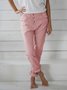 Cotton Casual Solid Trousers