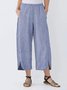 Loose Casual Cotton Trousers