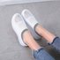 All Season Elastic Athletic Slip-On Sneakers Plus Sizes