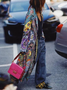 Ethnic Loose Cotton-Blend Vintage Coats