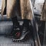 Women Chunky Heel Pointed Toe Boots