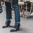 Women Chunky Heel Pointed Toe Boots