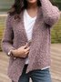 Casual Over Size Cotton-Blend Jacket