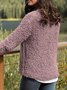 Casual Over Size Cotton-Blend Jacket