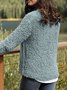 Casual Over Size Cotton-Blend Jacket