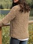 Casual Over Size Cotton-Blend Jacket