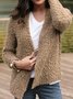 Casual Over Size Cotton-Blend Jacket