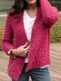 Casual Over Size Cotton-Blend Jacket