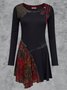Crew Neck Casual Fit Dress
