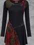 Crew Neck Casual Fit Dress