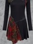 Crew Neck Casual Fit Dress