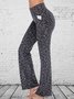 Wool/knitting Solid Loose Joggers