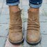 Block Heel Casual Rivet Boots