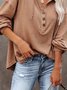 Solid Loose Casual Top