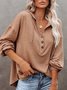 Solid Loose Casual Top