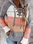 Casual Acrylic Loose Hooded Sweaters