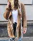 Cotton-Blend Pockets Long Sleeve Jacket